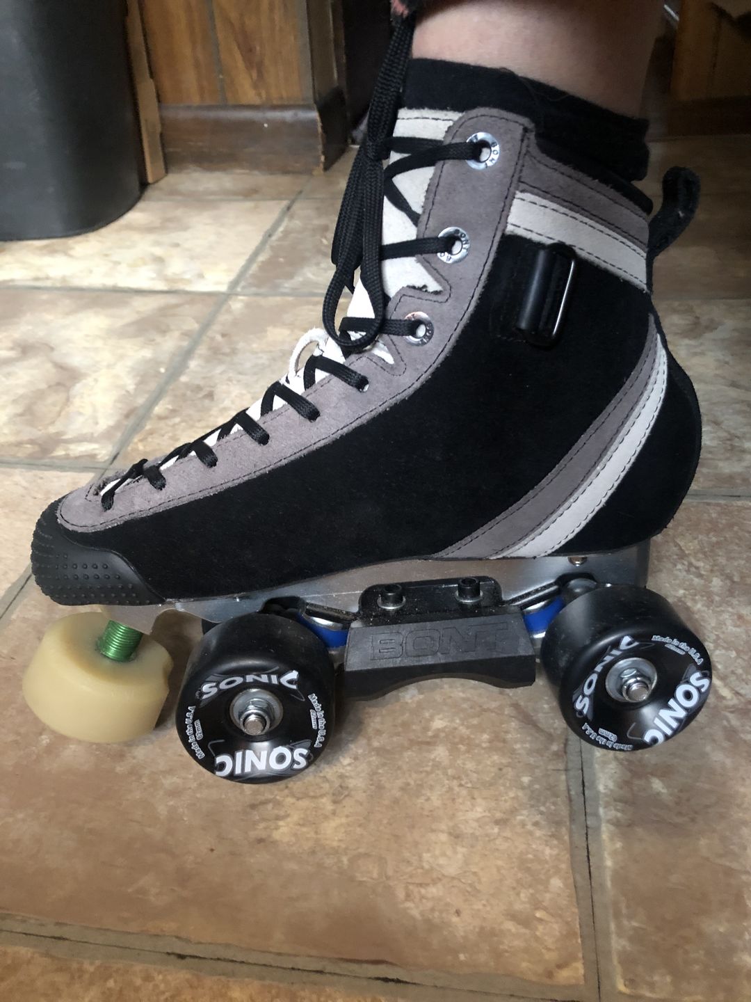 Customer photo review of BONT Roller Skate Slide Blocks (Pair of 2)