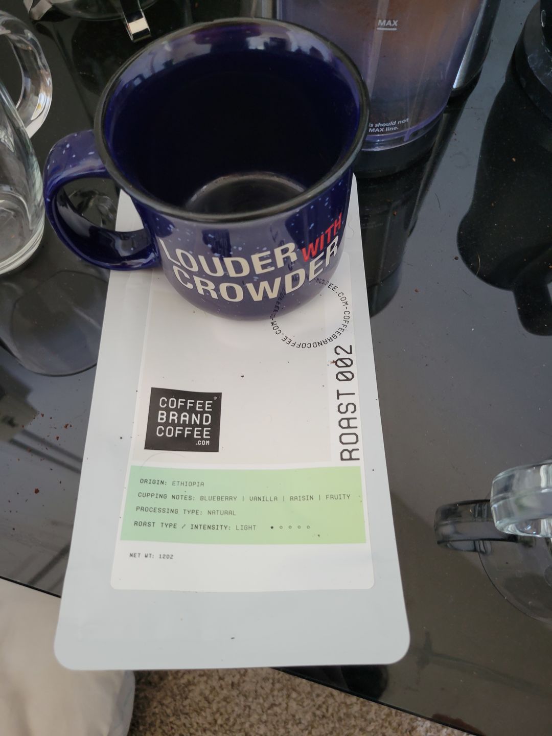 Customer photo review of Ethiopian Light Roast Coffee