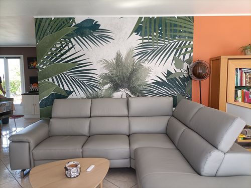 Customer photo review of Papier peint panoramique welcome in the jungle