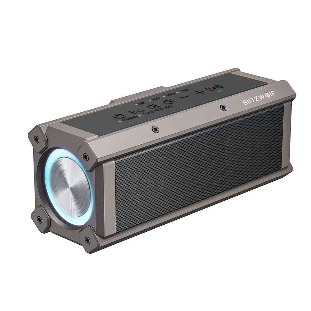 Customer photo review of BlitzWolf® BW-WA3 100W Bluetooth Speaker Portable Speakers Quad Drivers Dual Diaphragm Deep Bass RGB Light TWS 5000mAh Outdoors Wireless Speaker