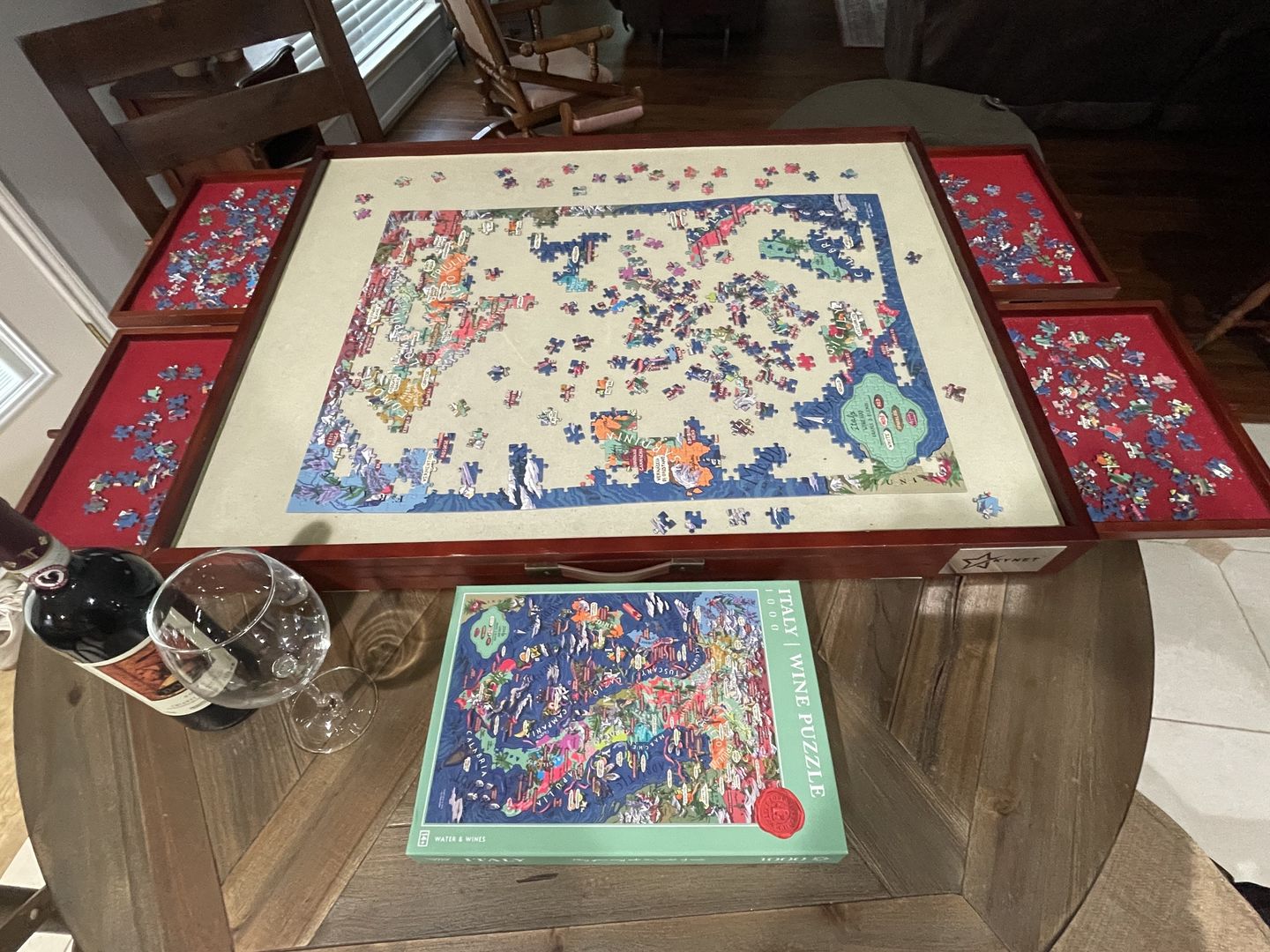 Customer photo review of Wine Puzzle - Italy
