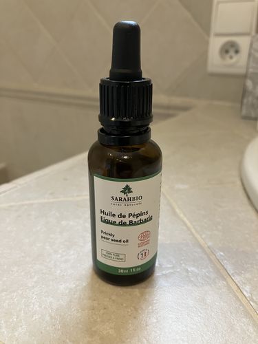 Customer photo review of Sarahbio - huile de pépins de figue de barbarie - 30 mL