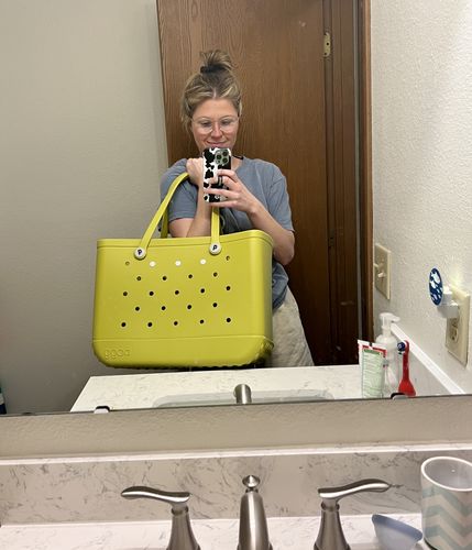 Customer photo review of Bogg Bag® GREEN Apple Original Large Tote 26OB-GAB