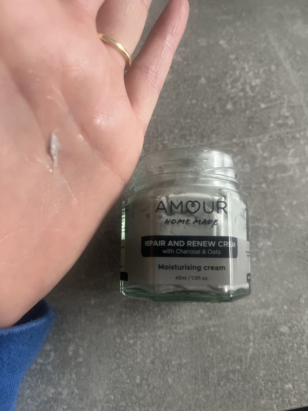 Customer photo review of Repair & Renew Cream