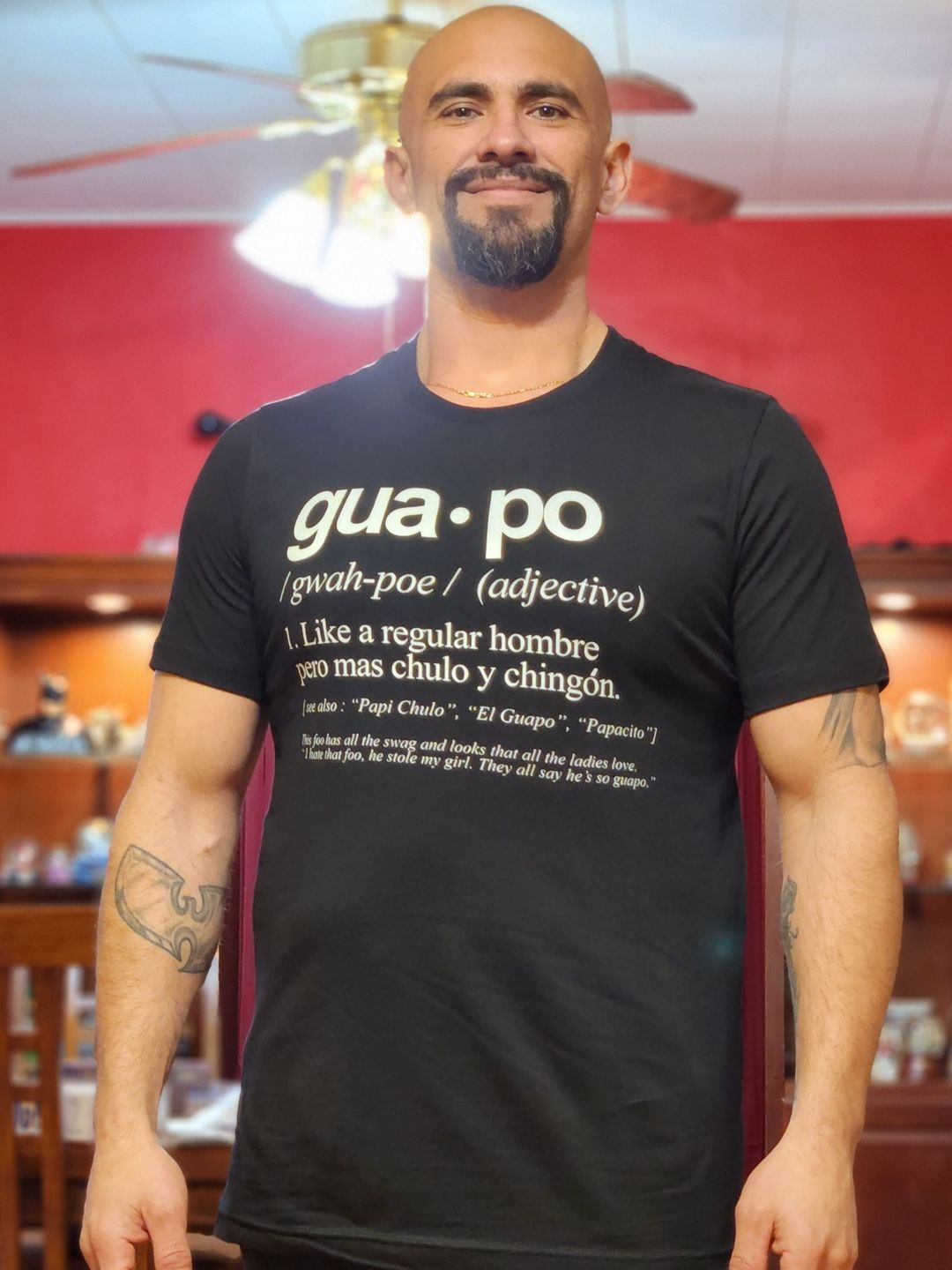 Customer photo review of The Definition Of Guapo Old School Classic Tee