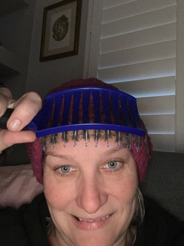 Customer photo review of SALE My Sensory Space Detangling Hairbrush