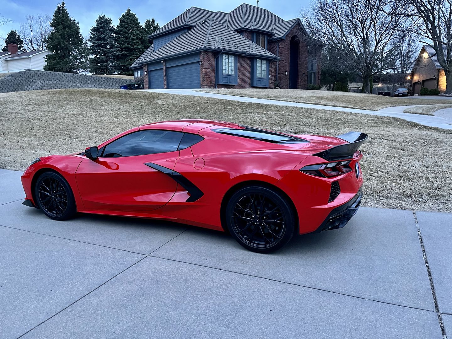 Customer photo review of Corvette C8 Performance Ducktail Rear Trunk Spoiler