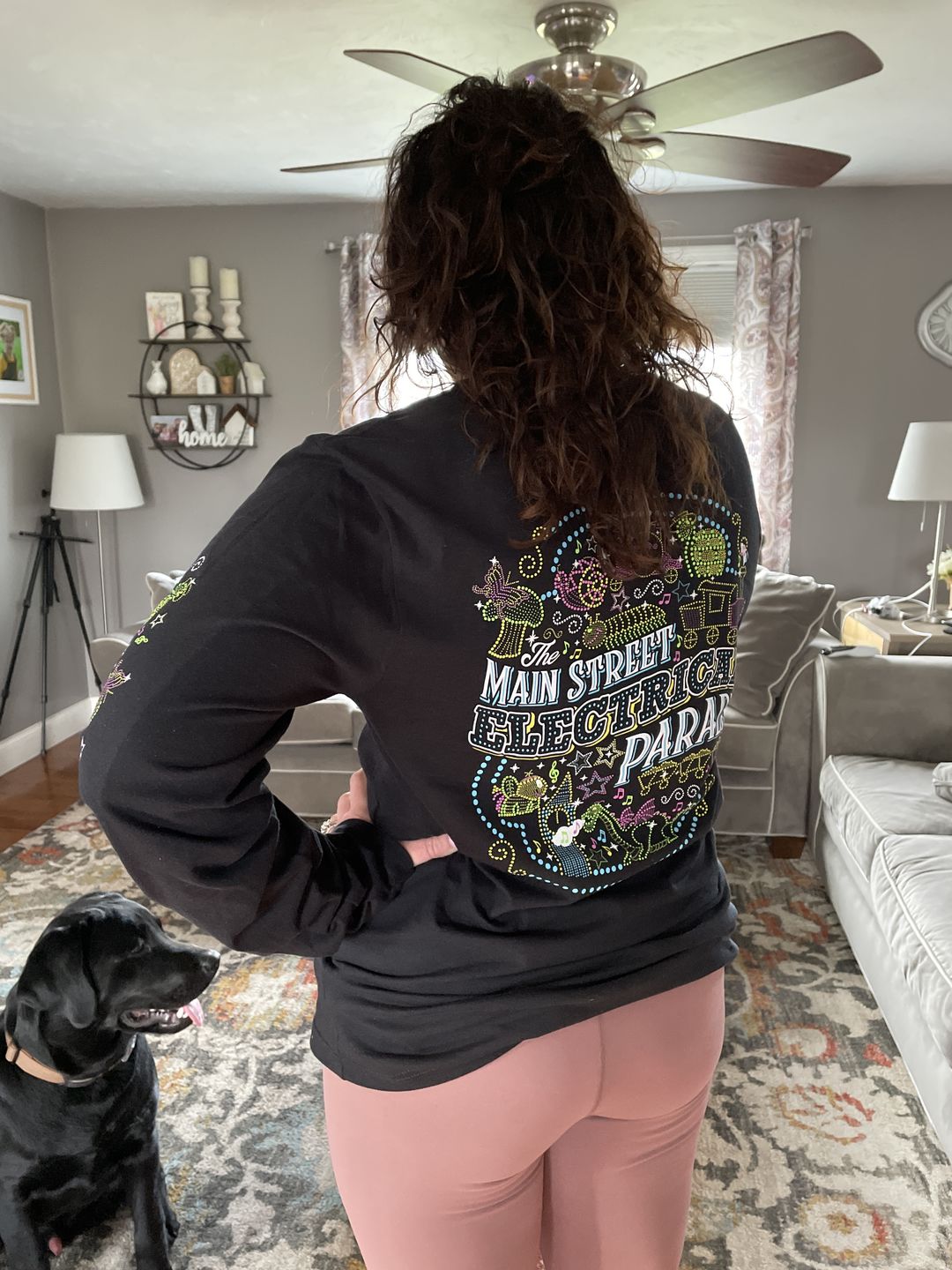 Customer photo review of Main Street Electrical Parade Shirt