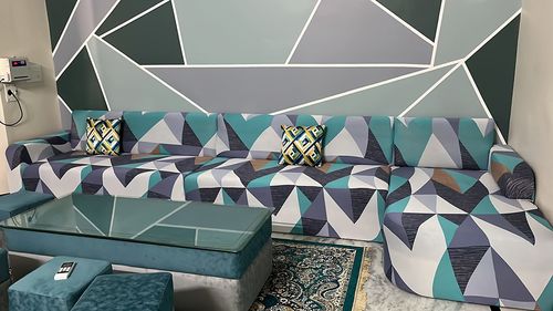 Customer photo review of L Shape Sofa Cover