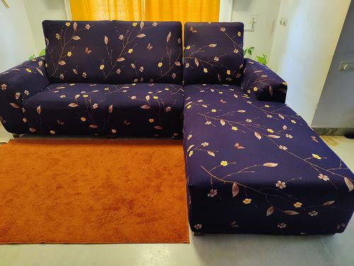 Customer photo review of L Shape Sofa Cover