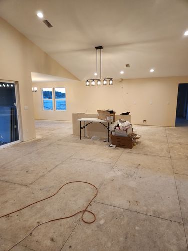 Customer photo review of 5-light Kitchen Island Linear Pendant Lighting