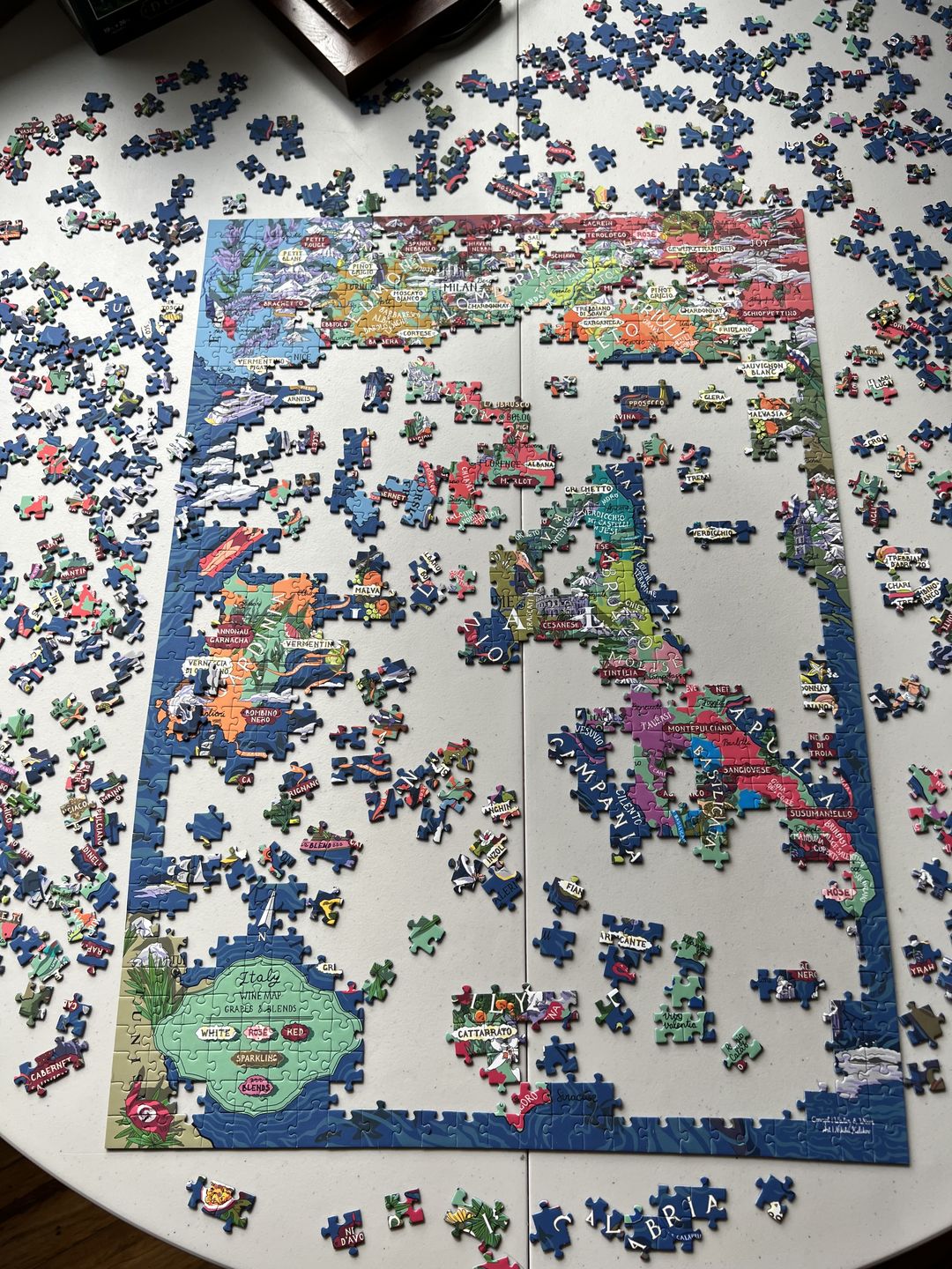 Customer photo review of Wine Puzzle - Italy