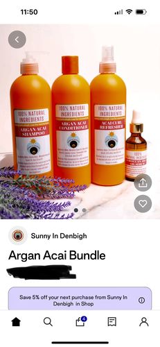 Customer photo review of Argan Acai Bundle