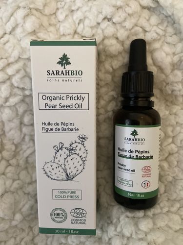Customer photo review of Sarahbio - huile de pépins de figue de barbarie - 30 mL