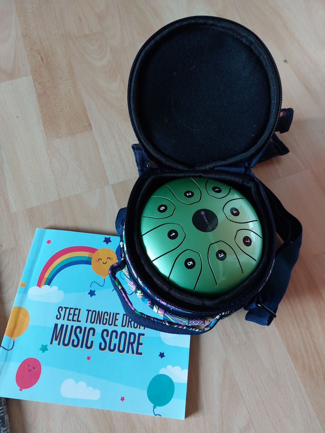 Customer photo review of Sonodrum Zungentrommel - "Standard" - Handgefertigt - (14cm / 20cm) - 8 Zungen - C-Dur
