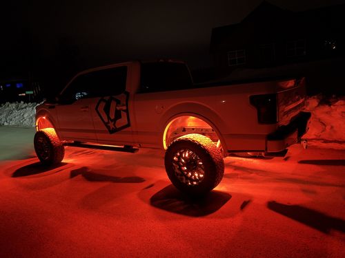 Customer photo review of Premium RGB+W Rock Lights