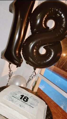 Customer photo review of A4 Rectangle Custom Edible Icing Image