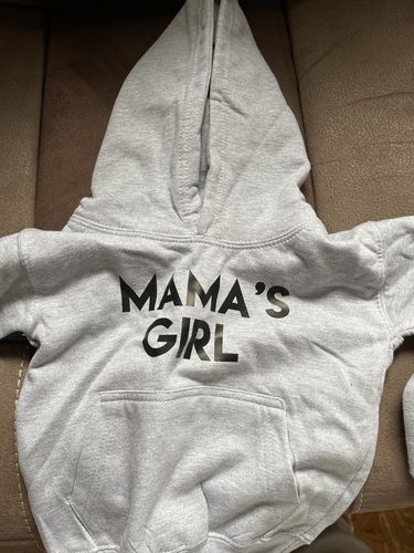 Customer photo review of Mama & Mama's Girl Mum & Kid Matching Hoodies (MRK X)