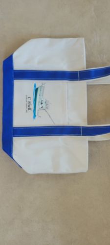 Customer photo review of Custom Boat Tote Bags