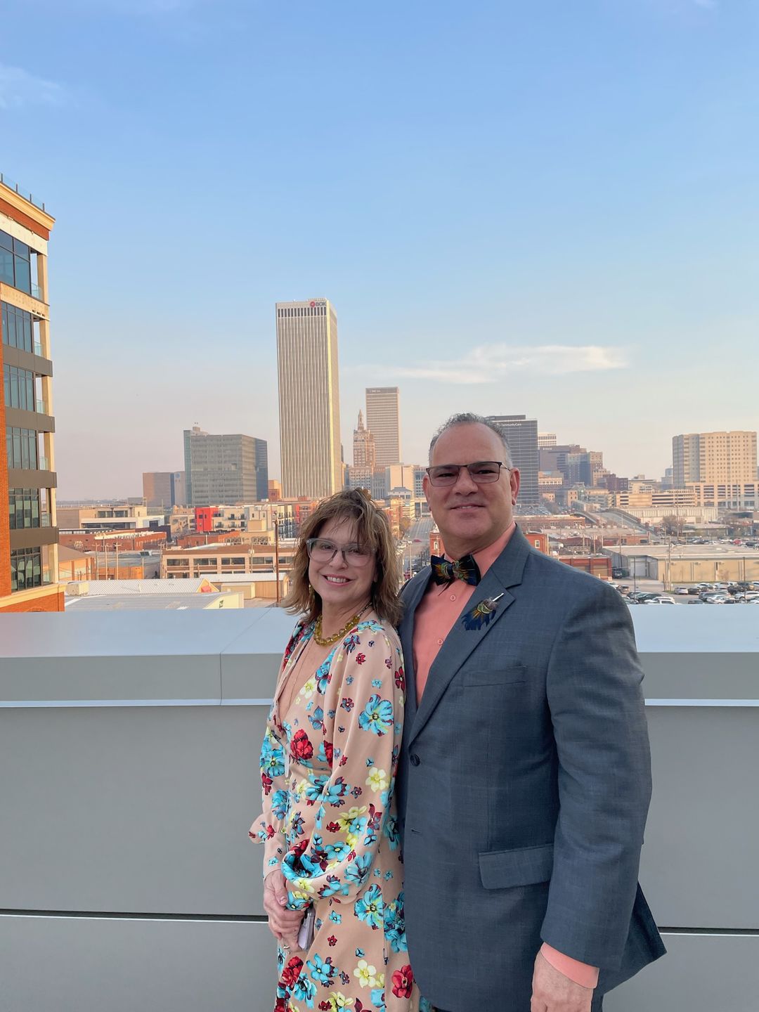 Customer photo review of The Kingston- Feather Bow Tie