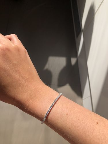 Customer photo review of Diamond Tennis Bracelet