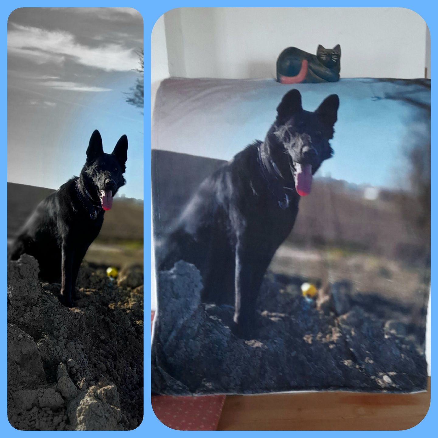 Customer photo review of Personalisierte Fotodecke
