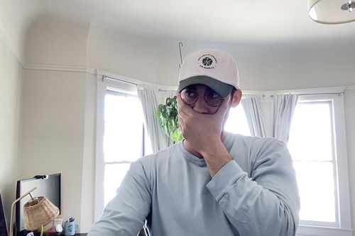 Customer photo review of Big Apple Dad Hat