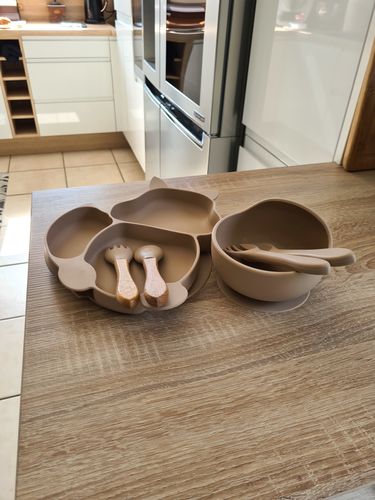 Customer photo review of KITCHY™  - Coffret Repas en Silicone pour Bébé