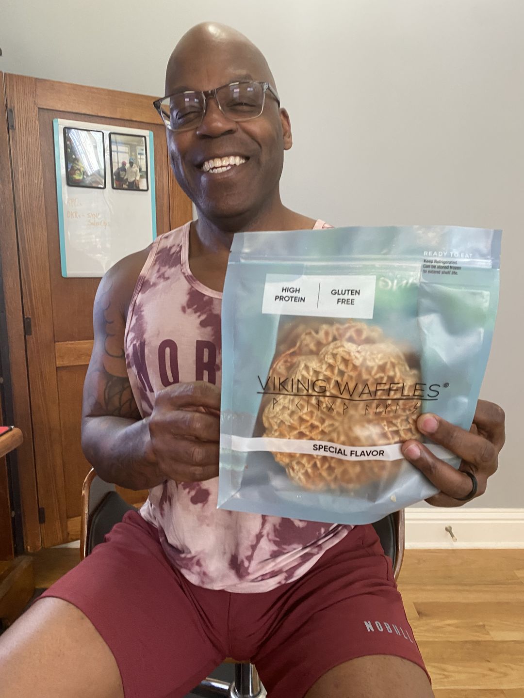Customer photo review of Vanilla Viking Waffles (Keto Friendly)