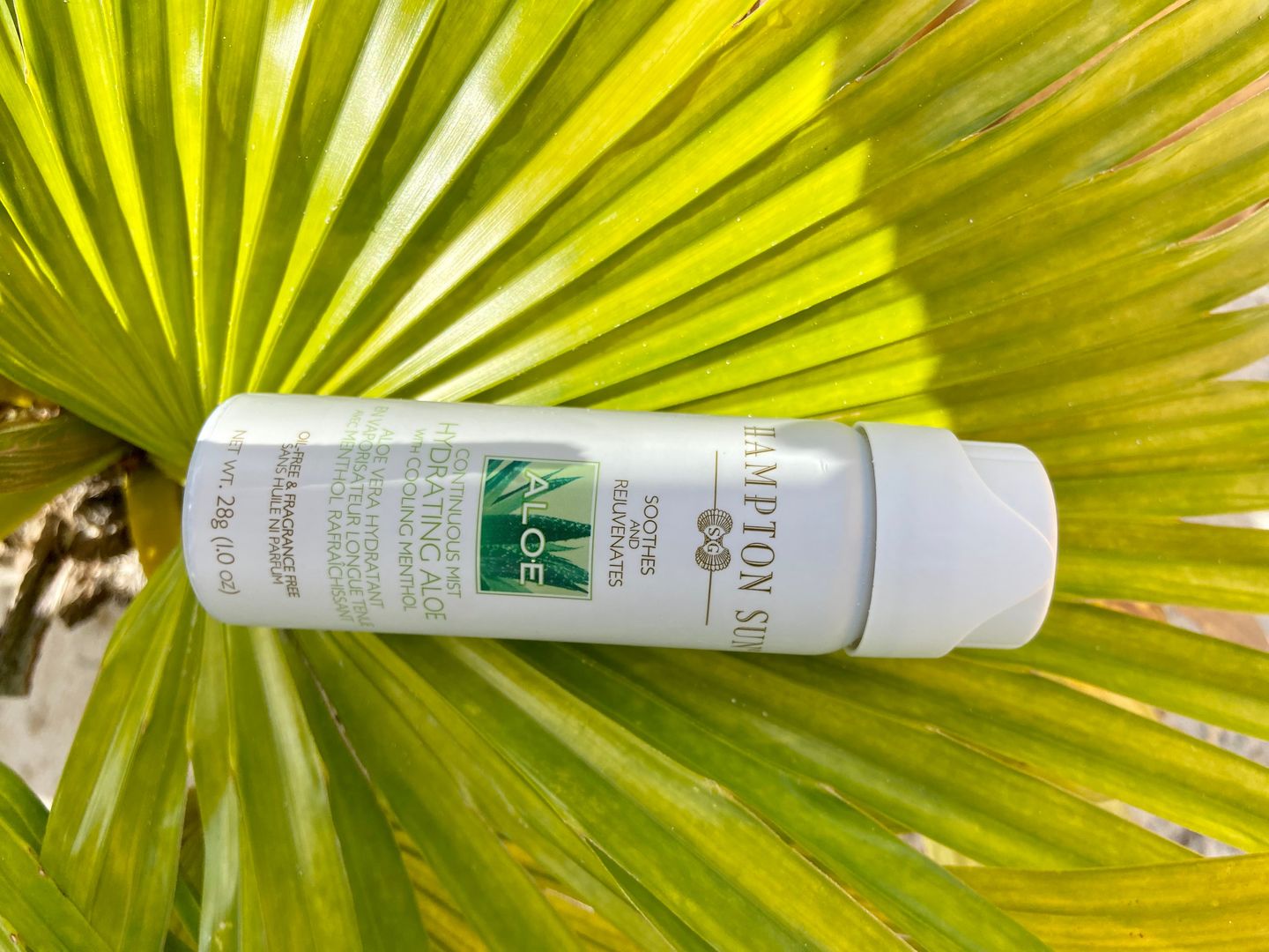 Customer photo review of Hydrating Aloe Continuous Mist - 1.0 oz.