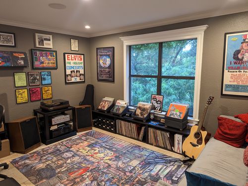 Customer photo review of Record Roots Tabletop Storage System