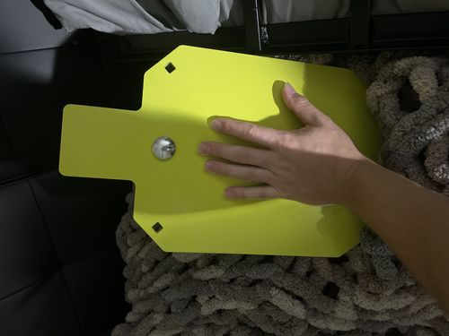 Customer photo review of 10" X 16" X 3/8" AR500 Steel Torso Shooting Target