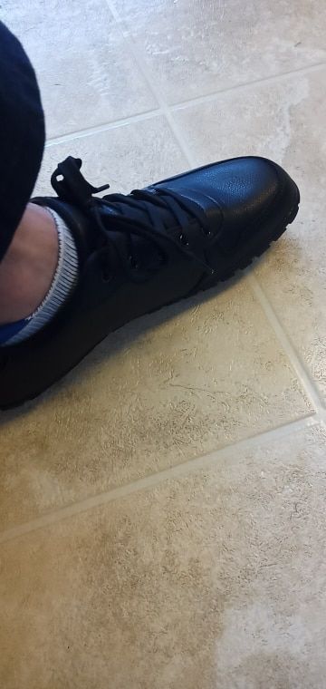 Customer photo review of Soft Fiber Leather Barefoot Shoe