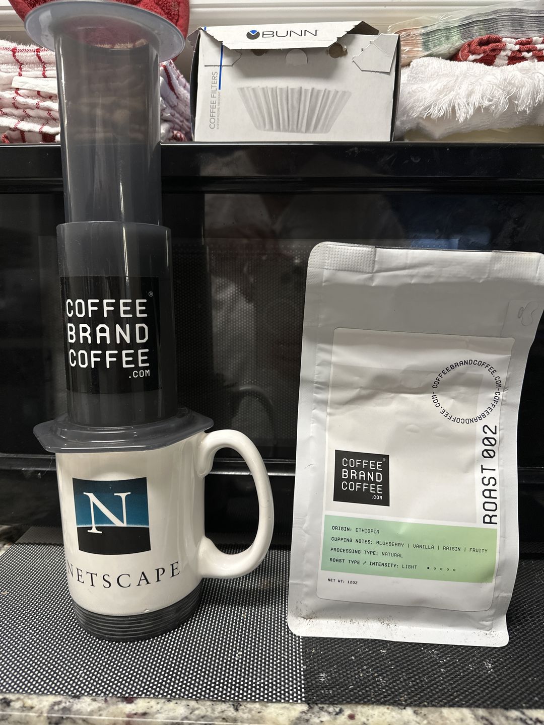 Customer photo review of Ethiopian Light Roast Coffee