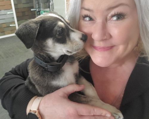 Customer photo review of Plushy Truffle Gossamer® Lashes