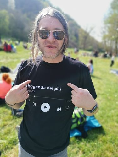 Customer photo review of Your Favorite Song T-Shirt Music Player