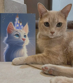 Customer photo review of Turn Your Cat Into A Cartoon Portrait