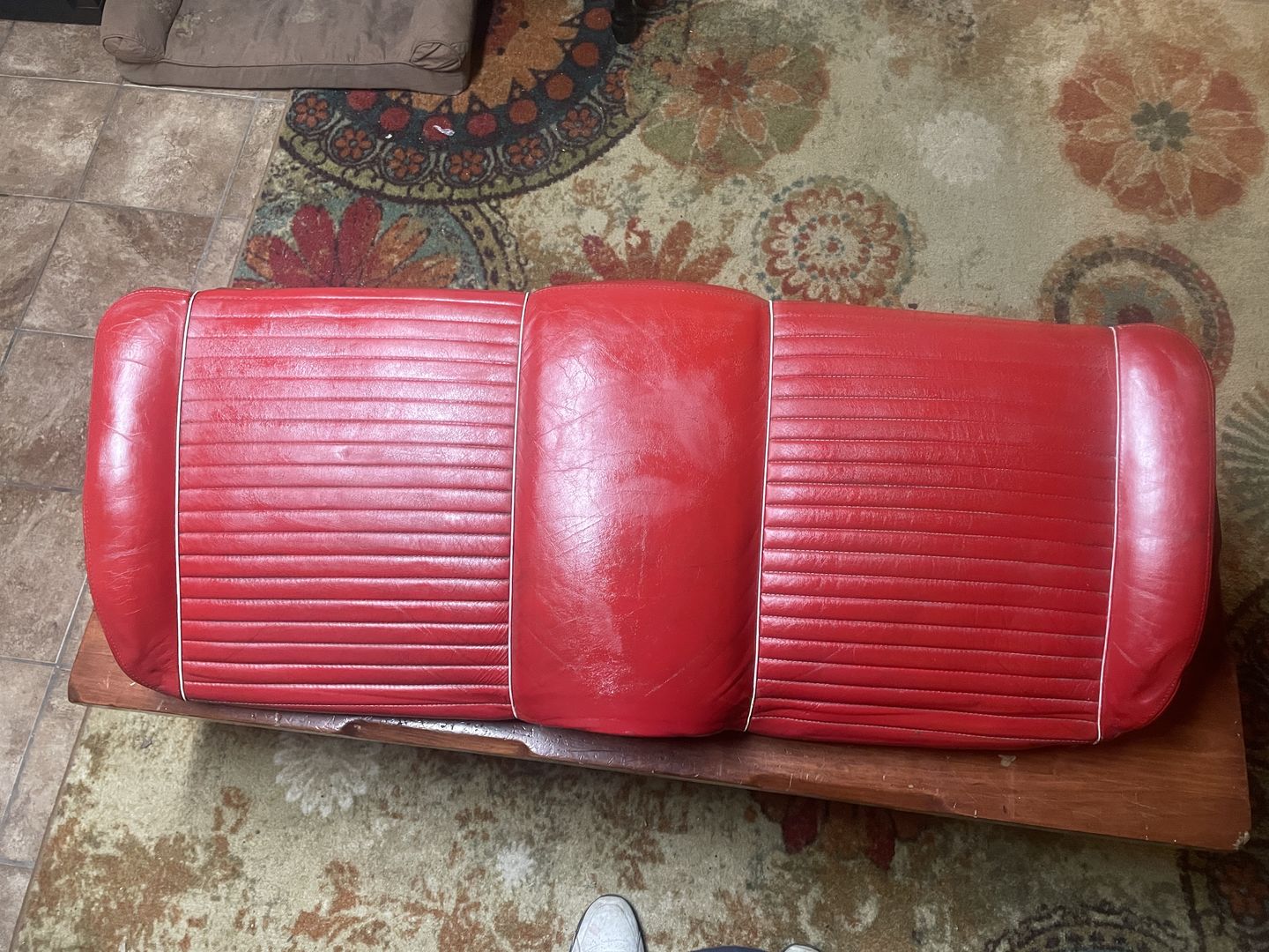 Customer photo review of Clyde's 4-Step Leather Recoloring Kit