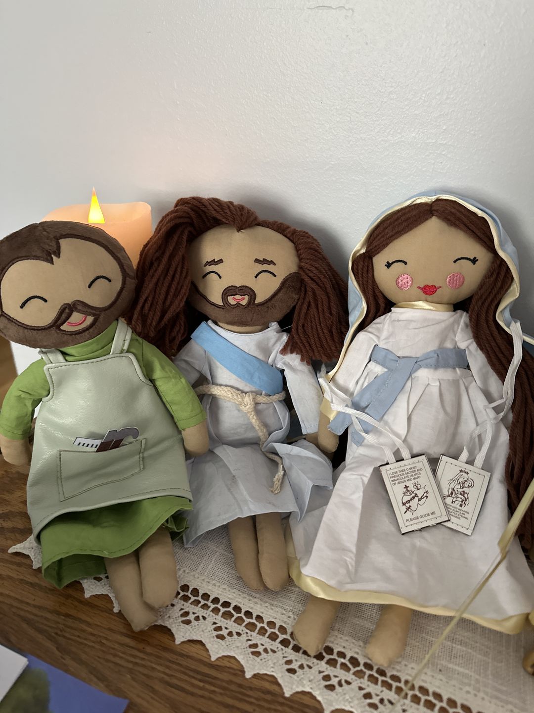 Customer photo review of Jesus Rag Doll