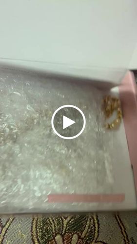 Customer video review of Rubans Gold Plated Hand Crafted   Statement Necklace Set