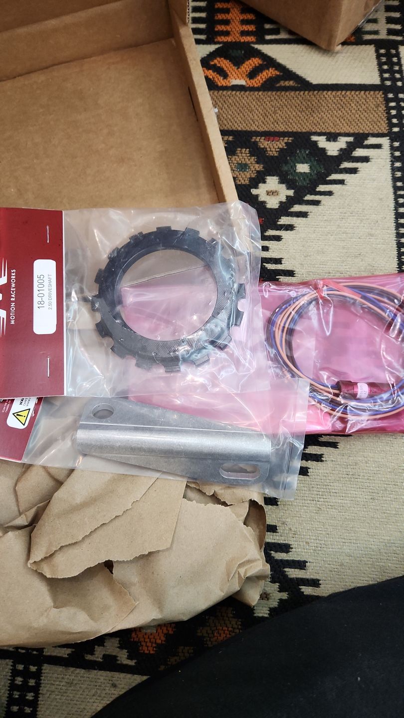 Customer photo review of Motion Raceworks 2.500" 16 Tooth High Def Driveshaft Speed Wheel (Ford 8.8) - Sensor Included