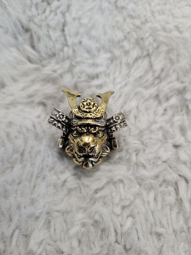 Customer photo review of Starving Skeleton™ Samurai Tiger EDC Bead Pendant