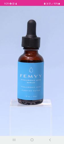 Customer photo review of Femvy Hyaluronic Acid Serum