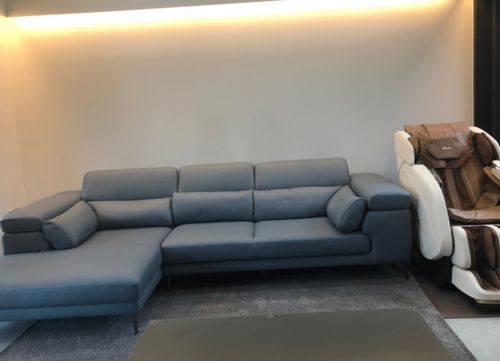 Customer photo review of VACHIO - Sofa góc bọc da