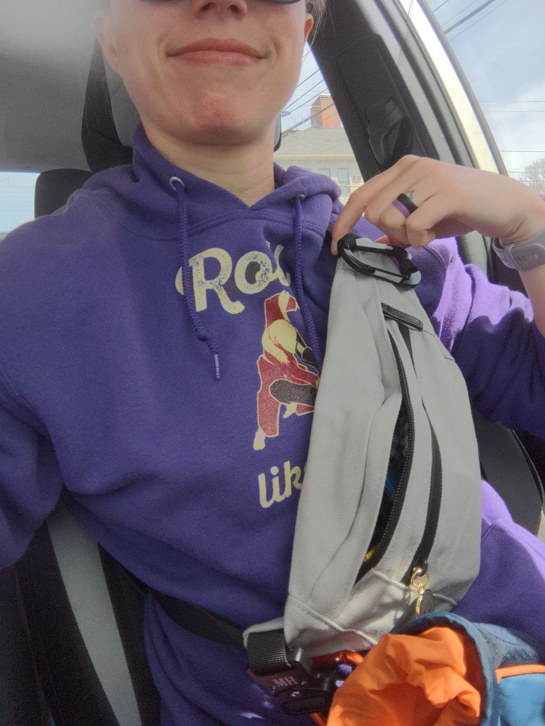 Customer photo review of Utility Fanny Pack