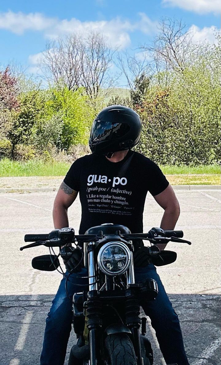 Customer photo review of The Definition Of Guapo Old School Classic Tee