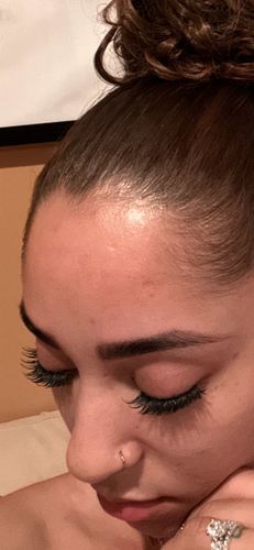 Customer photo review of Extreme Ice Gossamer® Lashes