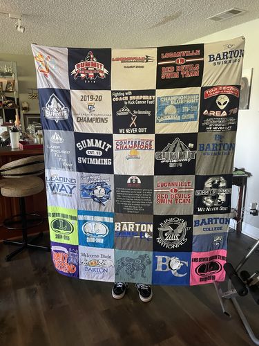 Customer photo review of Classic T-Shirt Blanket