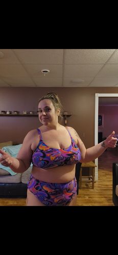 Customer photo review of Purple Haze High Waist Bottom