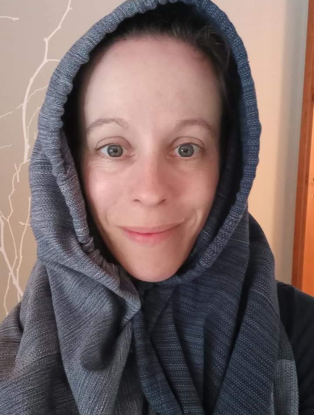 Customer photo review of NEW! COTTON Cape Equal Blue